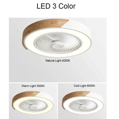 Artfan 52CM Ceiling Fan Light 6 Speeds Reversible Blades 36W Living Dining Room