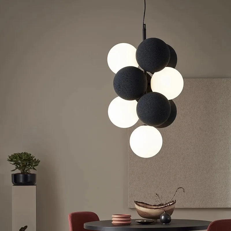 Artfan Ball LED Ceiling Chandelier Modern Creative Kitchen Island Bedroom Pendant Lights