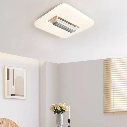 Artfan lighting Bladeless Ceiling Fan Light with LED, 3 Color, 6 Speeds Silent Operation