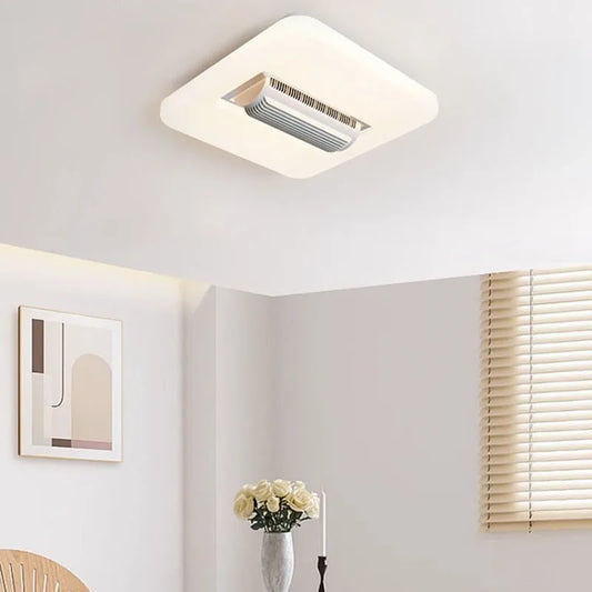 Artfan lighting Bladeless Ceiling Fan Light with LED, 3 Color, 6 Speeds Silent Operation