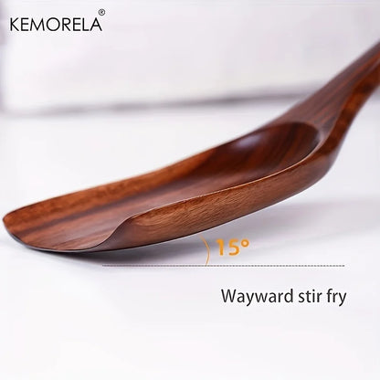 Artfan 7-Piece Thai Wooden Cooking Utensil Set | Eco-Friendly Kitchen Tableware