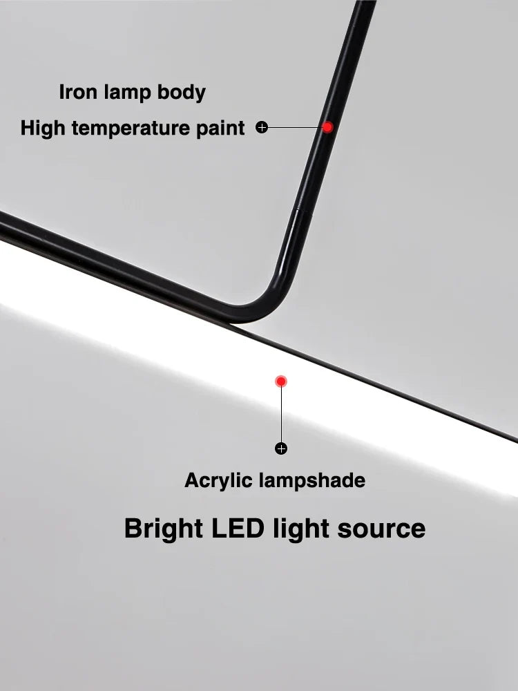 Artfan lighting Black LED Chandelier: Modern Dimmable Pendant Lights for Dining Room & Kitchen.
