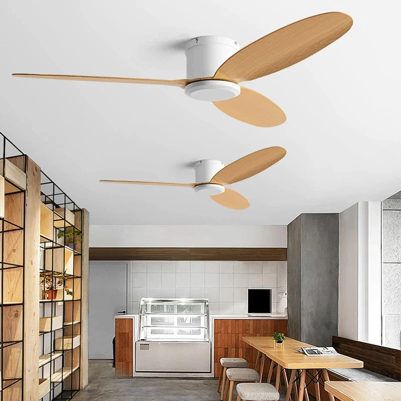Artfan lighting Black Modern DC Ceiling Fan Remote Control for Office Living Room