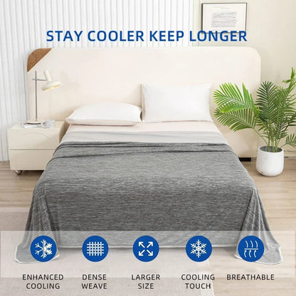 Artfan Super Soft Cooling Blanket King Size Skin-Friendly Quilted Bedspread