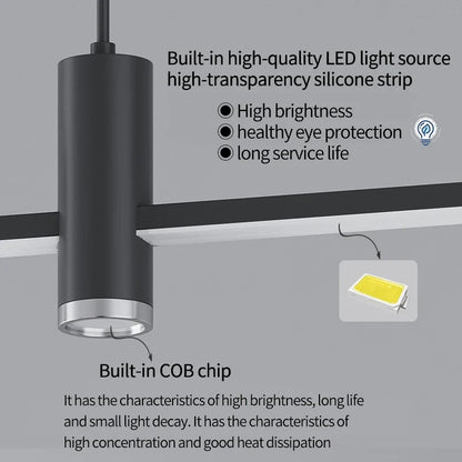 Artfan lighting Black Gold Nordic LED Pendant Chandelier for Dining Table - Modern Minimalist Design