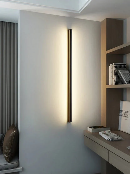 Artfan lighting Black LED Wall Lamp for Bedroom Living Room Aisle Sofa Background