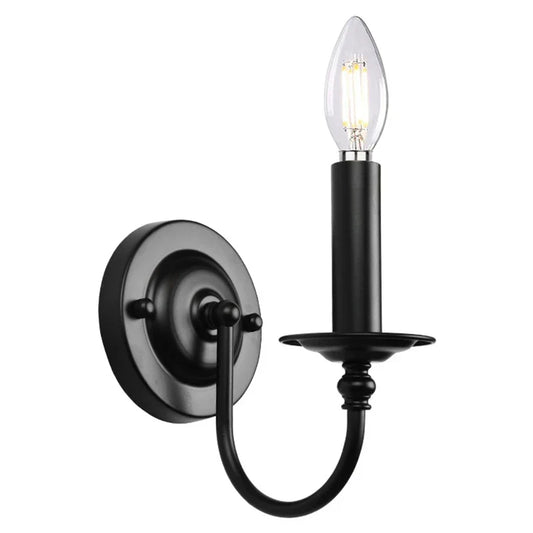 Artfan lighting Black Iron Vintage Industrial Wall Lamp for Bedroom Kitchen Corridor Sconce