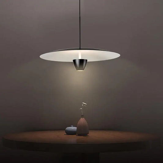 Artfan lighting Black LED Hanging Light: Italian Nordic Minimalist Ceiling Pendant Lamp