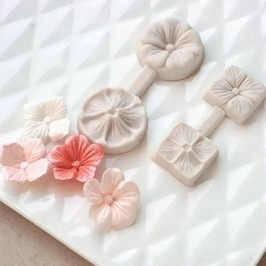 Artfan 3D Five Petals Flower Silicone Mold for Cake Decorating and Baking