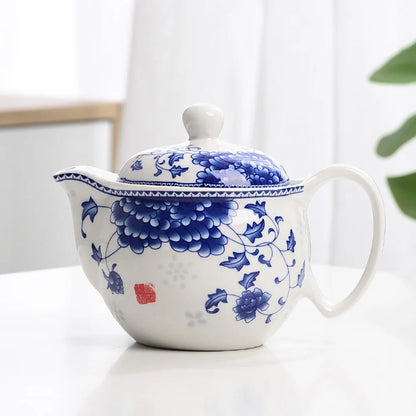 Artfan lighting Blue and White Porcelain Tea Pot Set