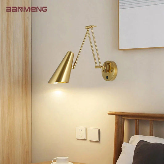 Artfan Adjustable E27 LED Wall Lamp Sconces Indoor Lighting Home Decor Bedroom Fixture