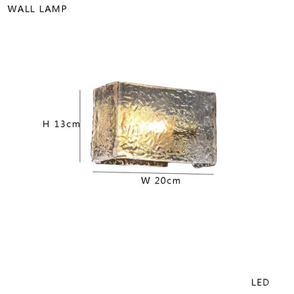 Artfan Amber Glass Table Lamp: Nordic Minimalist LED Nightstand Decor