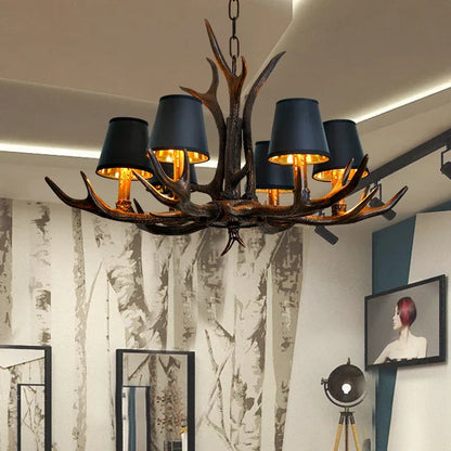 Artfan Antler Chandelier: Country Rustic Vintage Loft Lighting for Bedroom, Dining Room & Restaurant