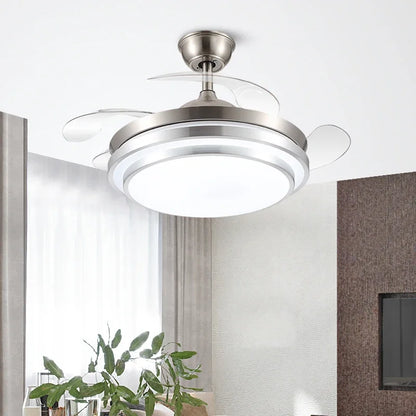 Artfan 42" Retractable LED Ceiling Fan, Remote Control, Modern Design