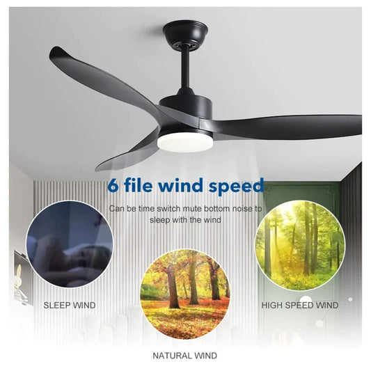 Artfan 52 Inch Pure Copper DC Motor Remote Control Ceiling Fan With Light