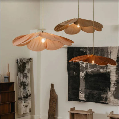 Artfan Colorful Petal Fabric Art Chandelier Pendant Lights
