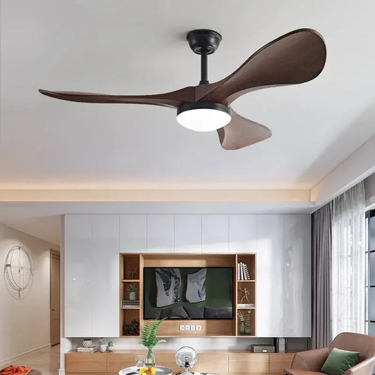 Artfan 52-Inch Modern LED Ceiling Fan Light with Strong Winds and Mute Operation