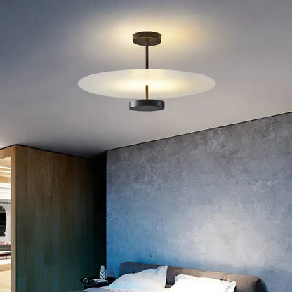 Artfan lighting Black Acrylic Round Chandelier for Home Decor and Indoor Lighting