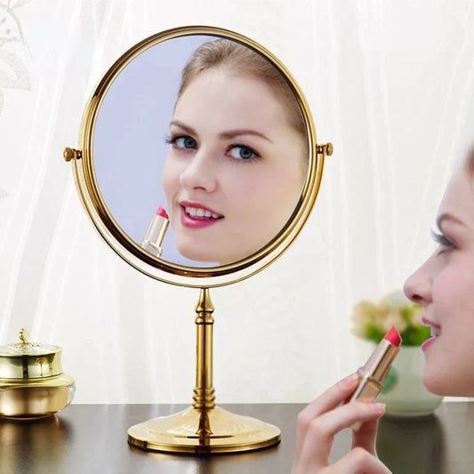 Artfan Adjustable Wall Mounted Cosmetic Mirror 1X/3X Magnification 2-Face Bathroom Mirror