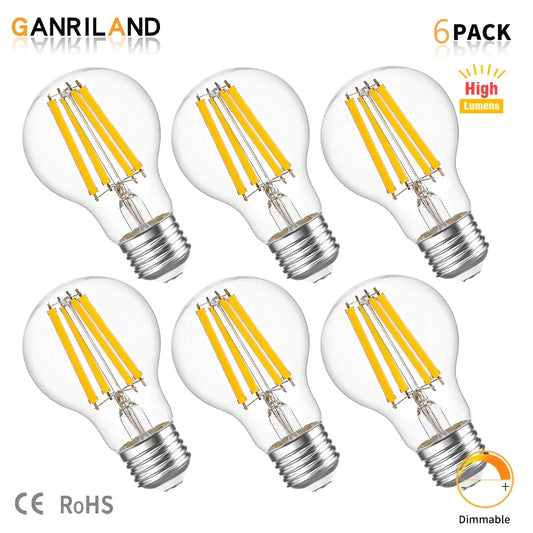 Artfan A19 7W 12W E27 220V LED Bulbs 2700K High Lumen Ultra Bright 1521lm Decorative
