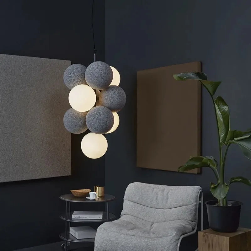 Artfan Ball LED Ceiling Chandelier Modern Creative Kitchen Island Bedroom Pendant Lights