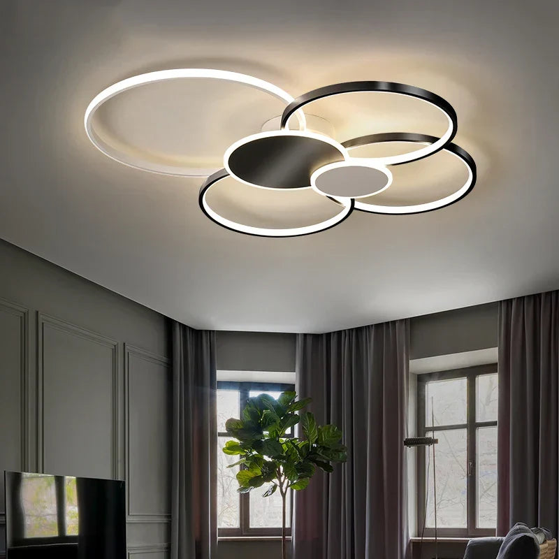 Artfan Acrylic Chandelier Light Modern Minimalist Ceiling Lamp for Living Dining Bedroom