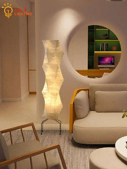 Artfan Akari Noguchi Rice Paper Floor Lamp LED E27: Art Decor Interior Lighting for Living Room