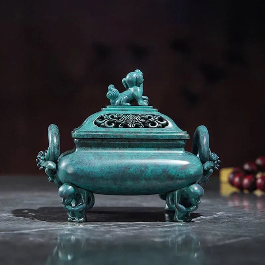 Artfan Aromatherapy Brass Incense Stove for Home and Office Decoration