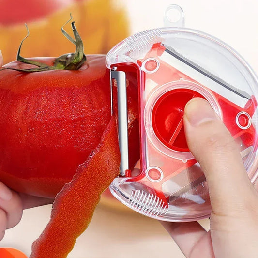 Artfan 3-in-1 Magic Peeler Trio Set: Slicer, Shredder, Julienne Cutter - Kitchen Tool