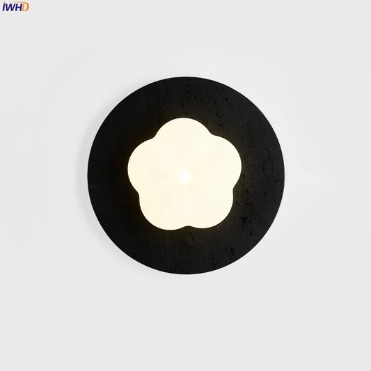 Artfan lighting Black Travertine LED Wall Lights Modern Home Decoration Bedside Lamps