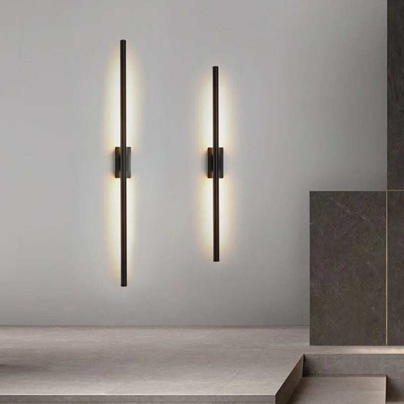 Artfan lighting Black Nordic LED Wall Sconce for Living Room, Bedroom, Stairs, Hallway