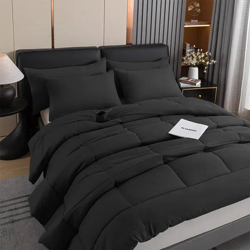 Artfan All-Season Quilted Duvet Set - Queen & King Size Comforter with Pillowcases