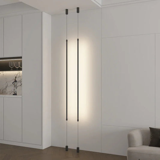 Artfan lighting Black 120cm LED Floor Lamp Modern Home Lighting for Living Room Bedroom Dining