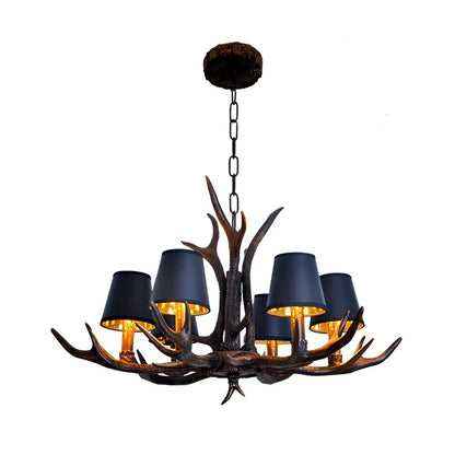 Artfan Antler Chandelier: Country Rustic Vintage Loft Lighting for Bedroom, Dining Room & Restaurant