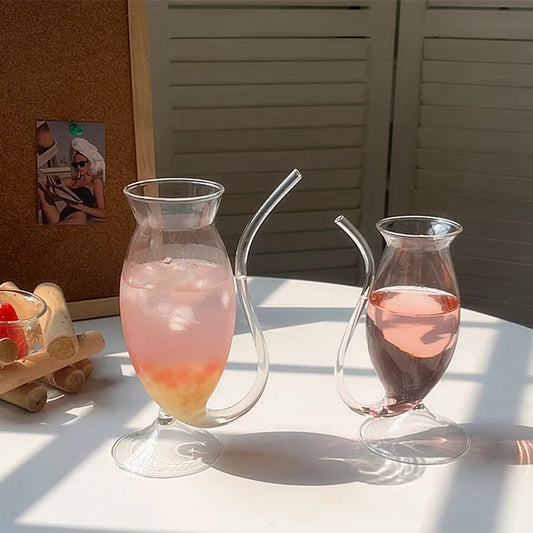 Artfan  Vampire Cocktail Glass Cup - Creative & Stylish Glassware for Molecular Drinks