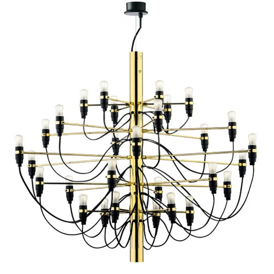 Artfan 2097 Gold Silver Chandelier 50 Heads Pendant Lights for Living Room decor