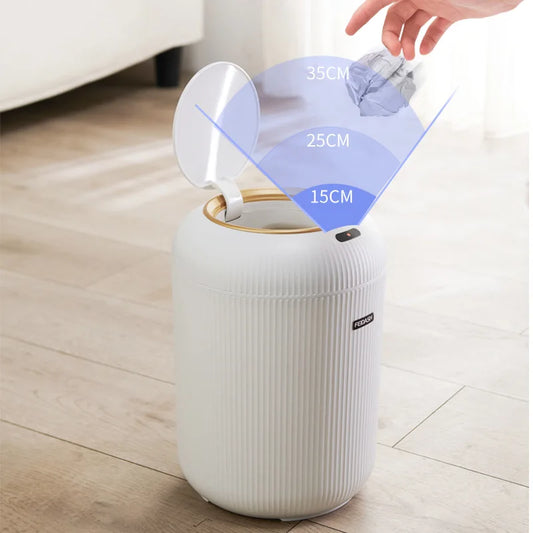 Artfan 10L Luxury Sensor Trash Can for Smart Home - Ideal for Kitchen, Bathroom, Living Room