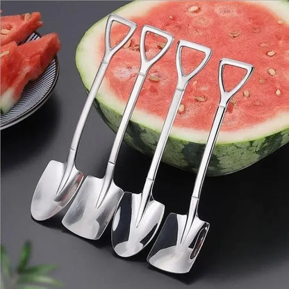 Artfan 4-Piece Stainless Steel Teaspoons Set for Coffee, Tea, Desserts & Ice Cream
