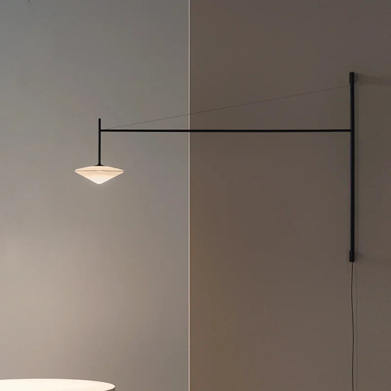 Artfan lighting Black Iron LED Long Wall Lamp for Living Room, Bedroom, Corridor - Nordic Style