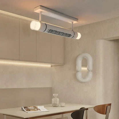 Artfan lighting Bladeless Ceiling Fan with Remote Control LED Light Fixture for Home Décor
