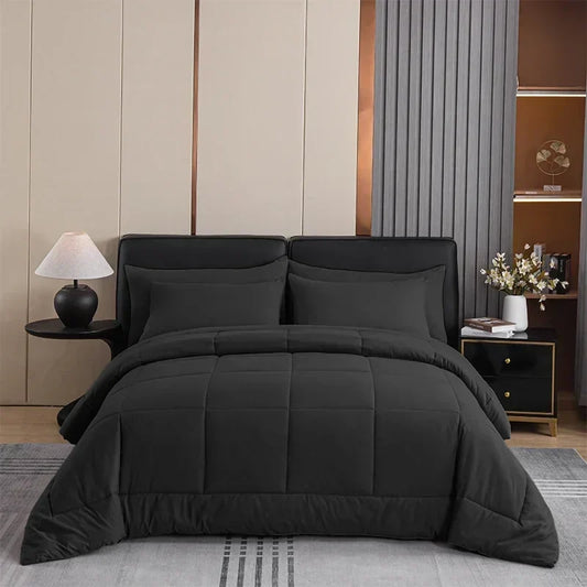 Artfan All-Season Quilted Comforter Set - Queen/King Size Soft & Durable Blanket