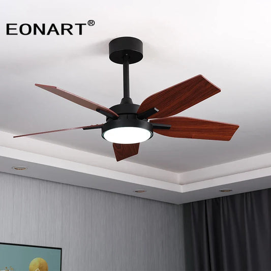 Artfan 40" LED Ceiling Fan with Plywood Blades & Remote Control