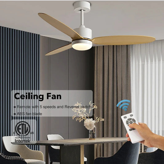 Artfan 52" Modern DC Ceiling Fan with Remote Control for Home and Restaurant