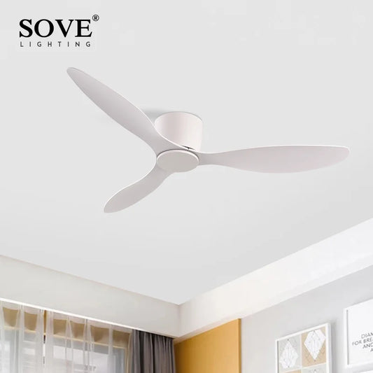 Artfan 6-Speed DC Motor Ceiling Fan Remote Control 17CM Low Floor Loft Decorative Fan