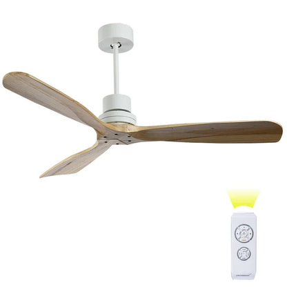 Artfan 52" Propeller Ceiling Fan in Wood, Silent Operation for Home and Loft.
