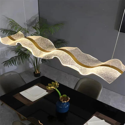 Artfan Acrylic LED Pendant Lights for Dining Living Room Kitchen Chandelier