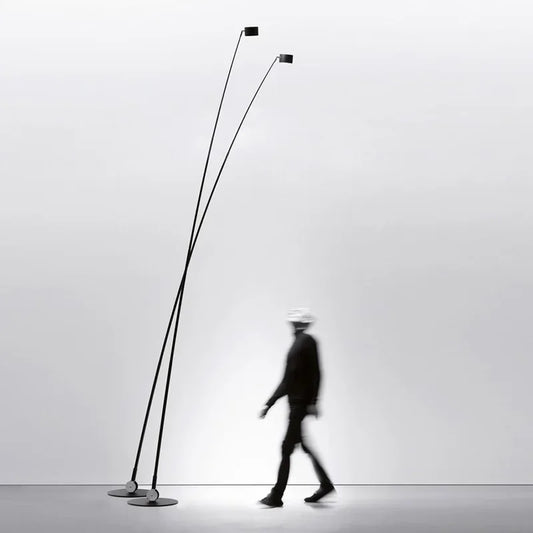 Artfan lighting Black Floor Lamp | Nordic Style LED Light for Living Room, Bedroom, or Salon