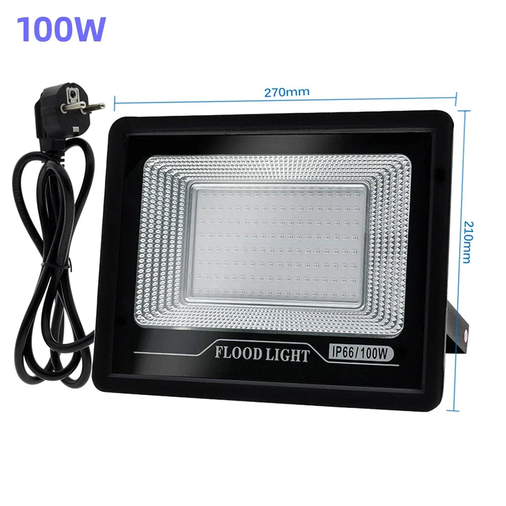 Artfan 100W LED UV Black Light Flood Lamp for Party, Halloween, Xmas - 392nm