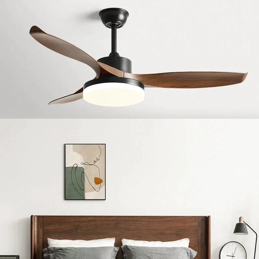 Artfan 52" DC Ceiling Fan with 3 ABS Blades and 60W LED Light, Remote Control