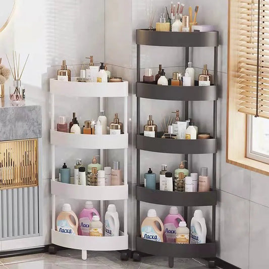 Artfan 5-Tier Rolling Cart Storage Rack for Kitchen & Bathroom Organizing